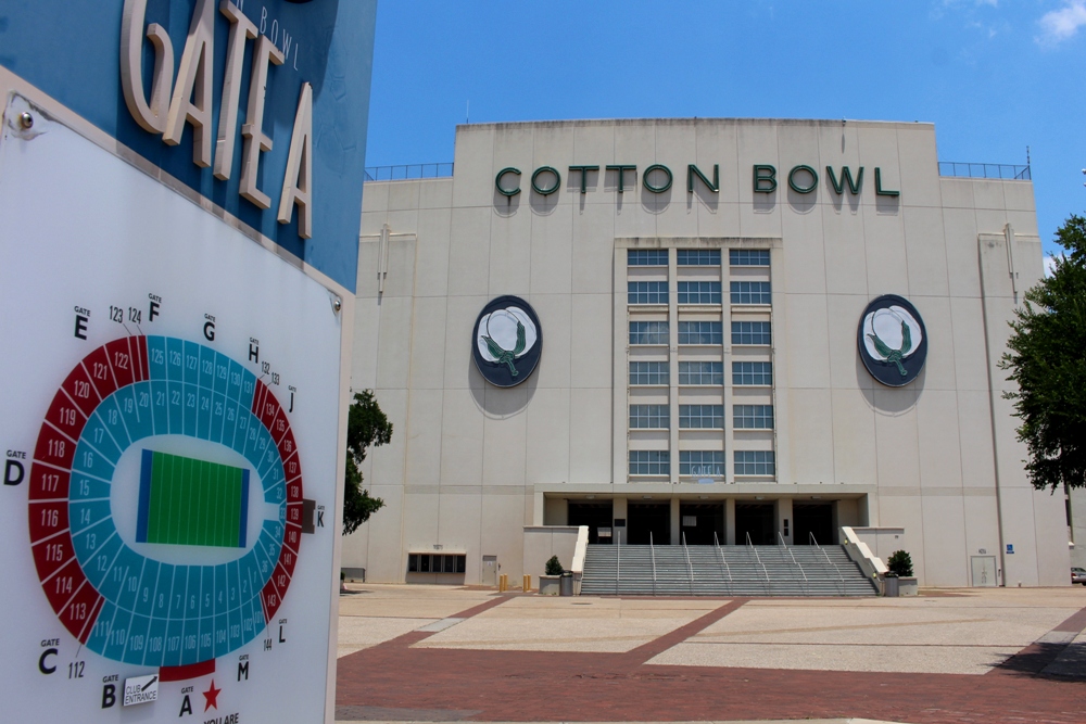 Solar Eclipse Viewing at Cotton Bowl Stadium