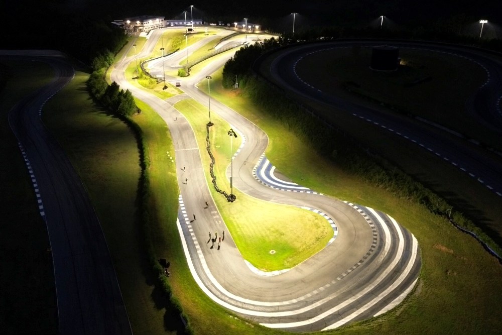 Atlanta Motorsports Park Lights Up the Track for Night Go-Karting